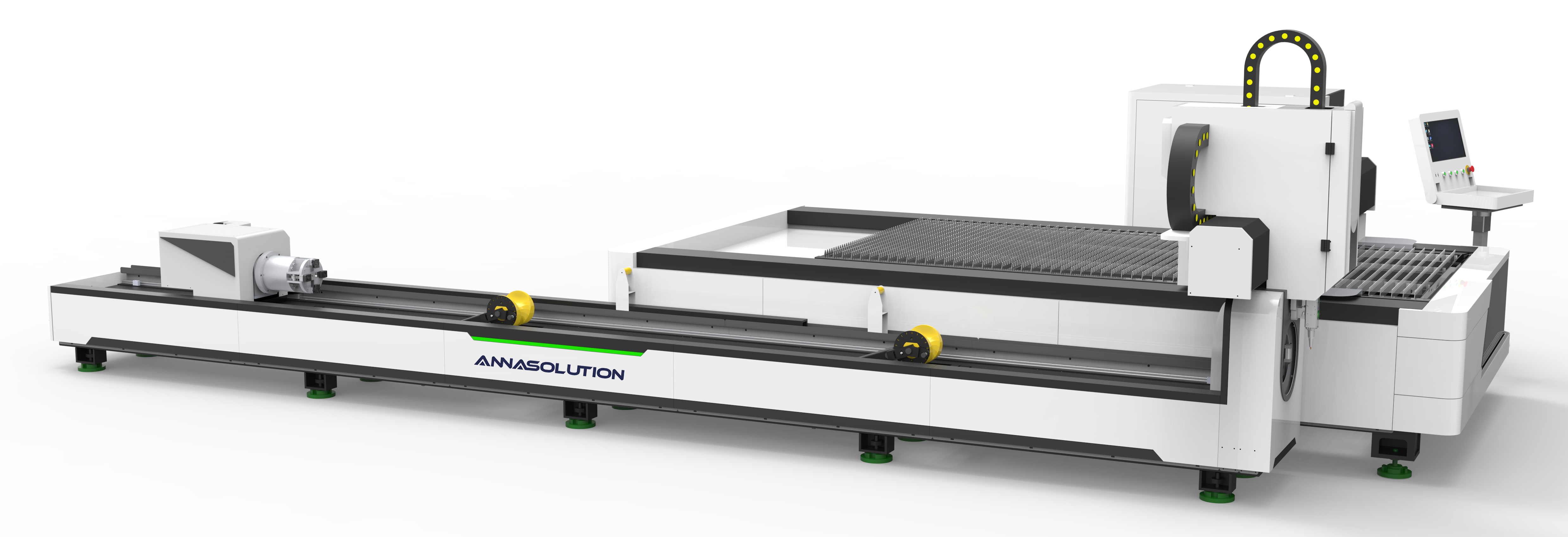 Plate and tube laser cutting machine