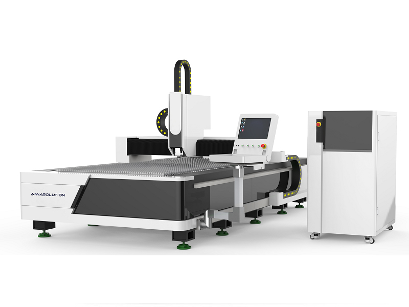 Open type laser cutting machine